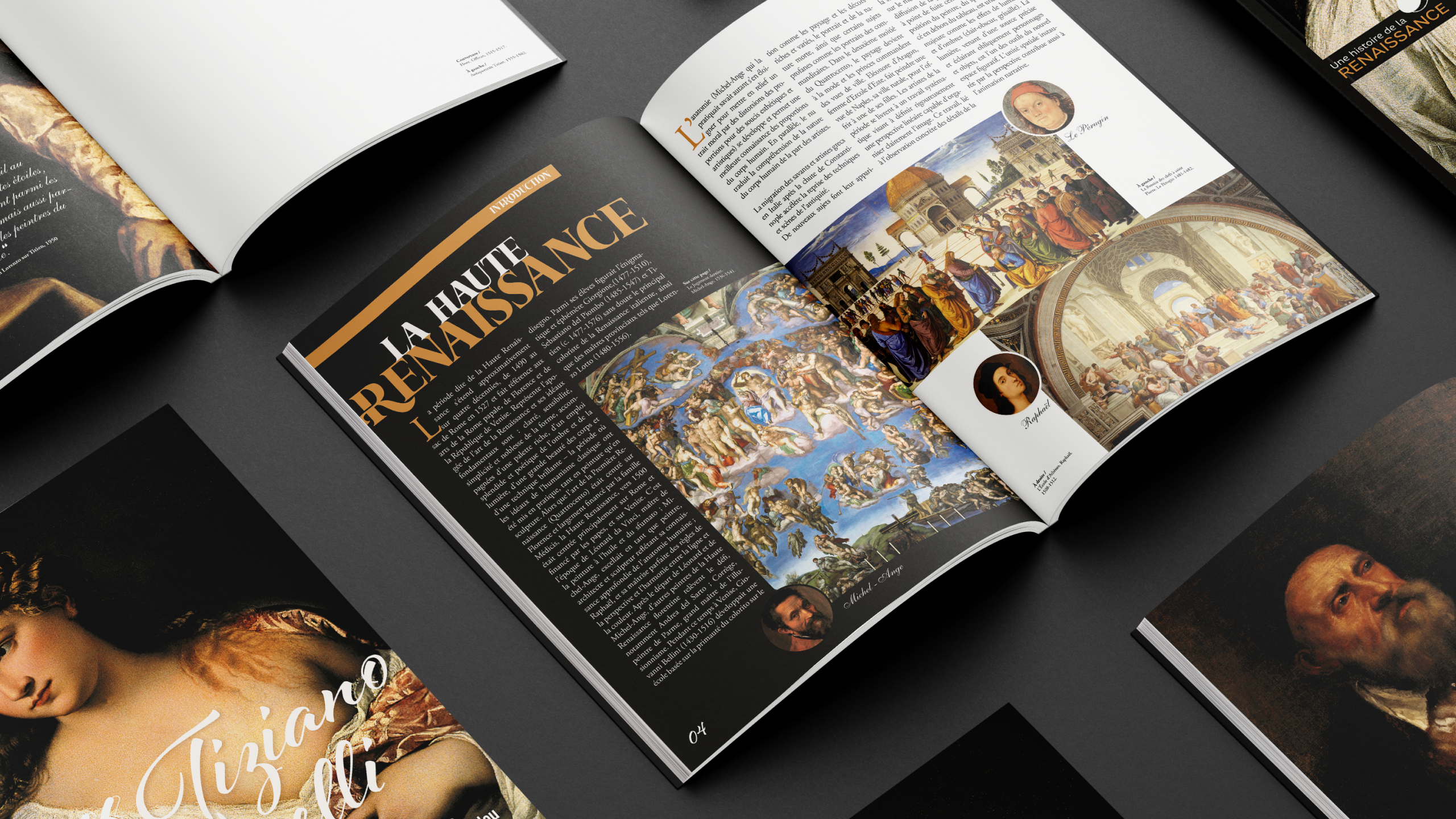 Mockup sur toute les pages du livret